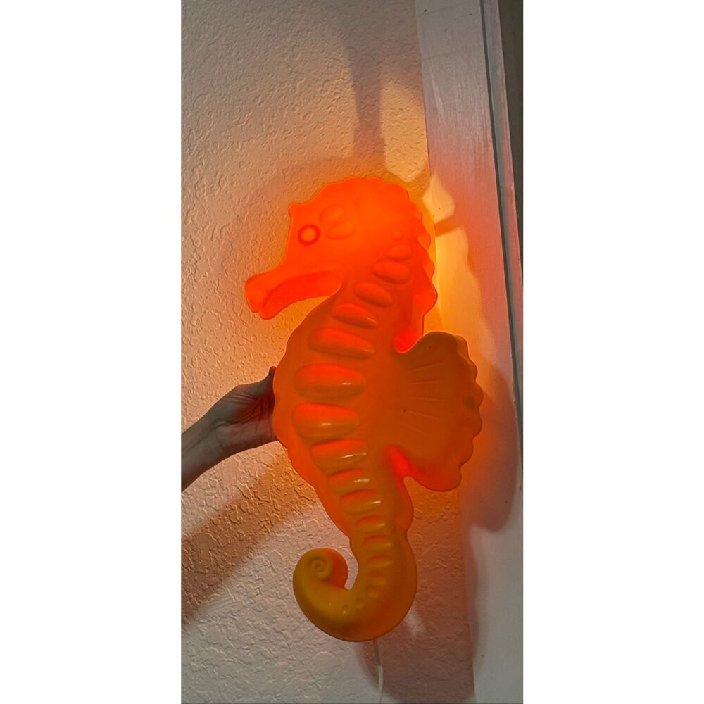 IKEA Orange Seahorse Wall Light 24" X 13" ‎ Wall Light (electric)